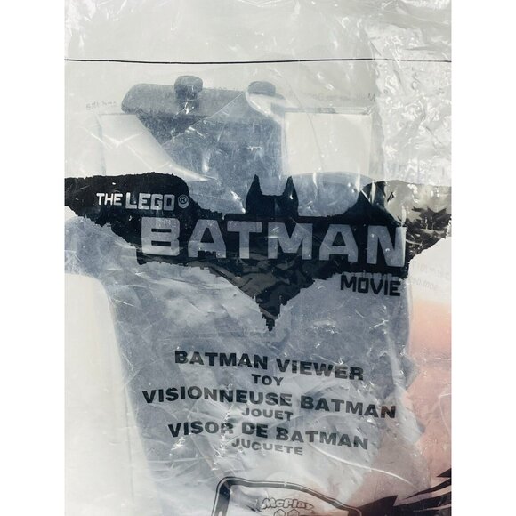 McDonald's The Lego Batman Movie Batman Black Viewer Kid's Meal Toy NIP #2 - Picture 1 of 8
